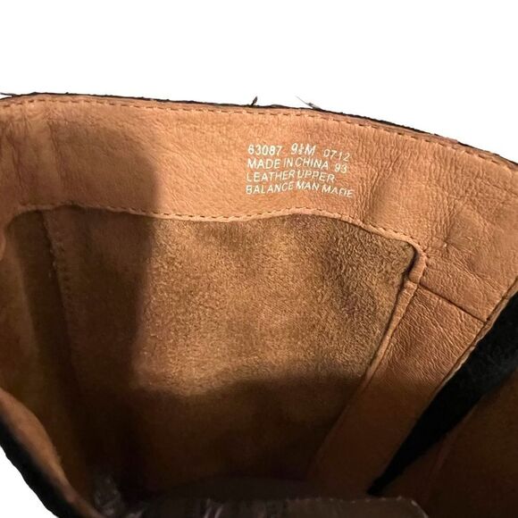 Clarks Tall Comfort Fashion Black Leather Boots Size 9.5 - Picture 8 of 12